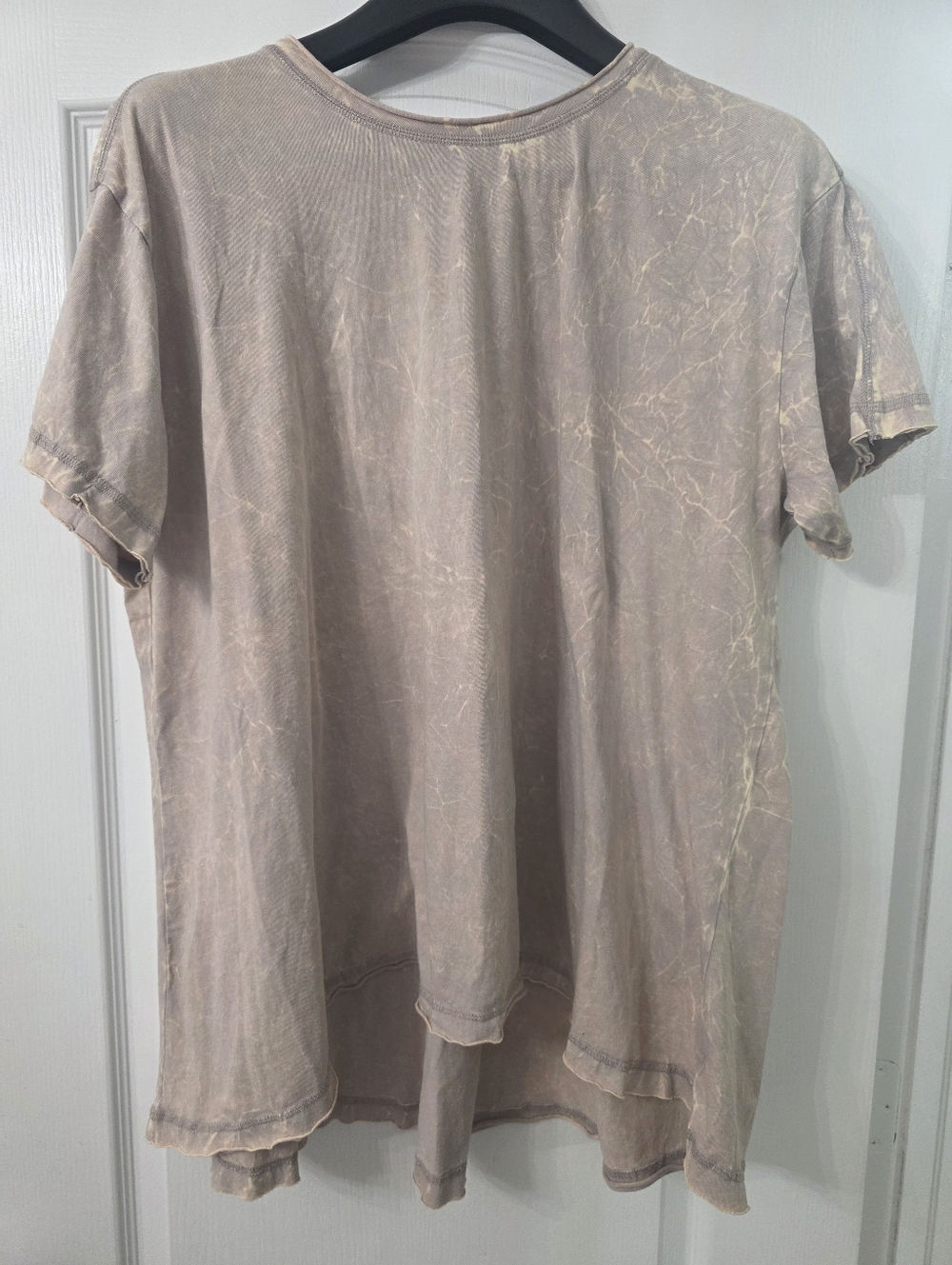 Zenana Outfitters Washed Taupe Short-Sleeve Oversized Tee